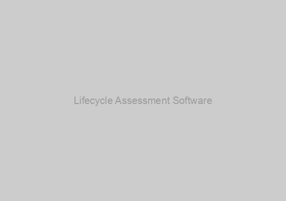 Lifecycle Assessment Software